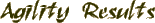 Agility Results